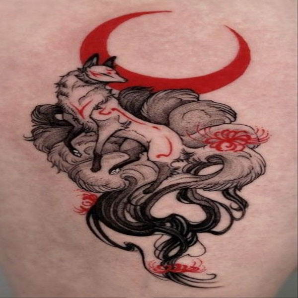 TÌM HIỂU Mẫu Hình Xăm Hồ Ly 9 Đuôi Mini Và Ý Nghĩa Của Chúng  HÙNG TATTOO